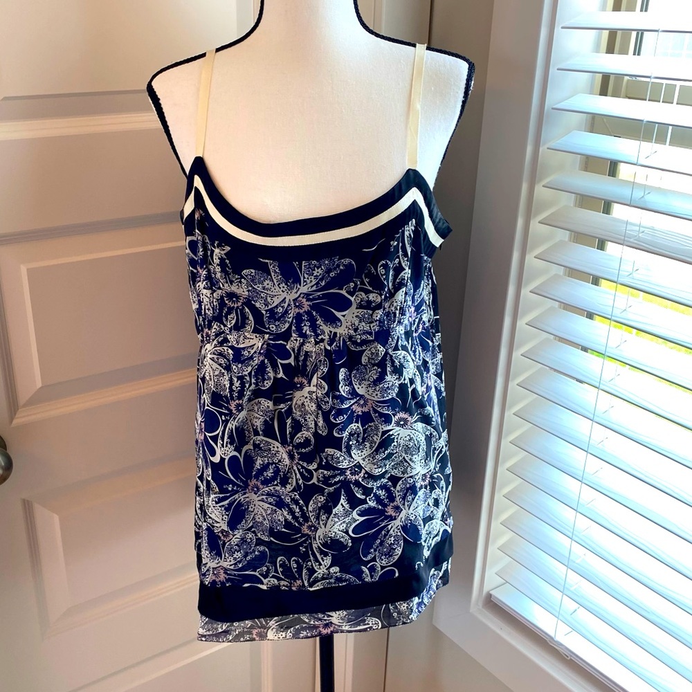 Marc by Marc Jacobs|| Black floral baby doll top